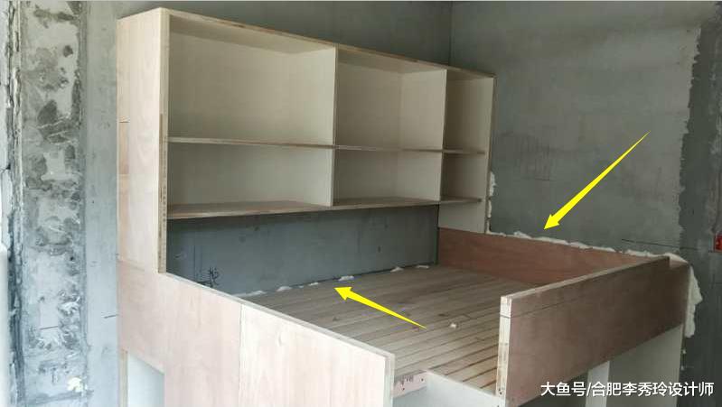 木工打了张高2米1的儿童床，底下还有个衣帽间，全小区找不到同款！