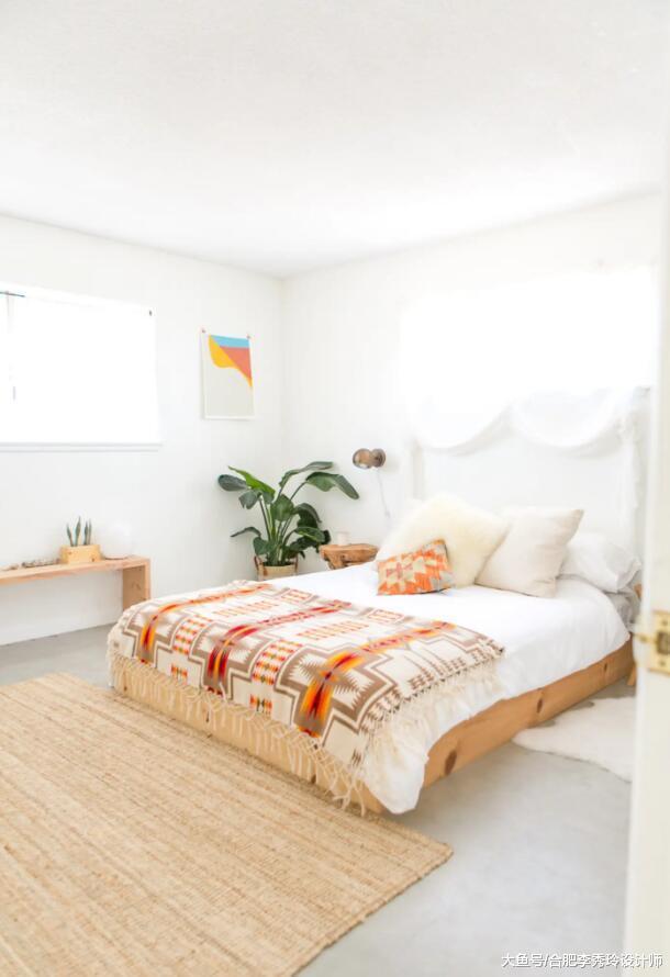 卫生间不用墙砖, 厨房家具全白色, 表姐合肥110㎡新房, 设计真大胆!