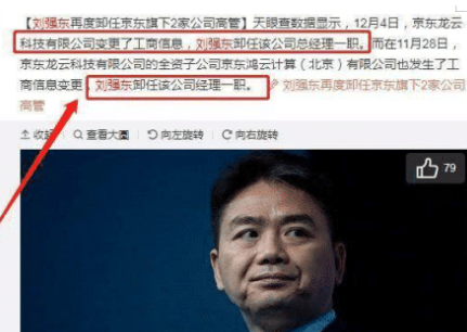 刘强东带走一票骨干正在退出京东，网友：另起东山很容易