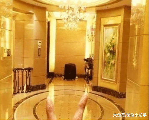 明星蓝燕的豪宅，内部装修很豪华，豪华程度媲美五星级酒店