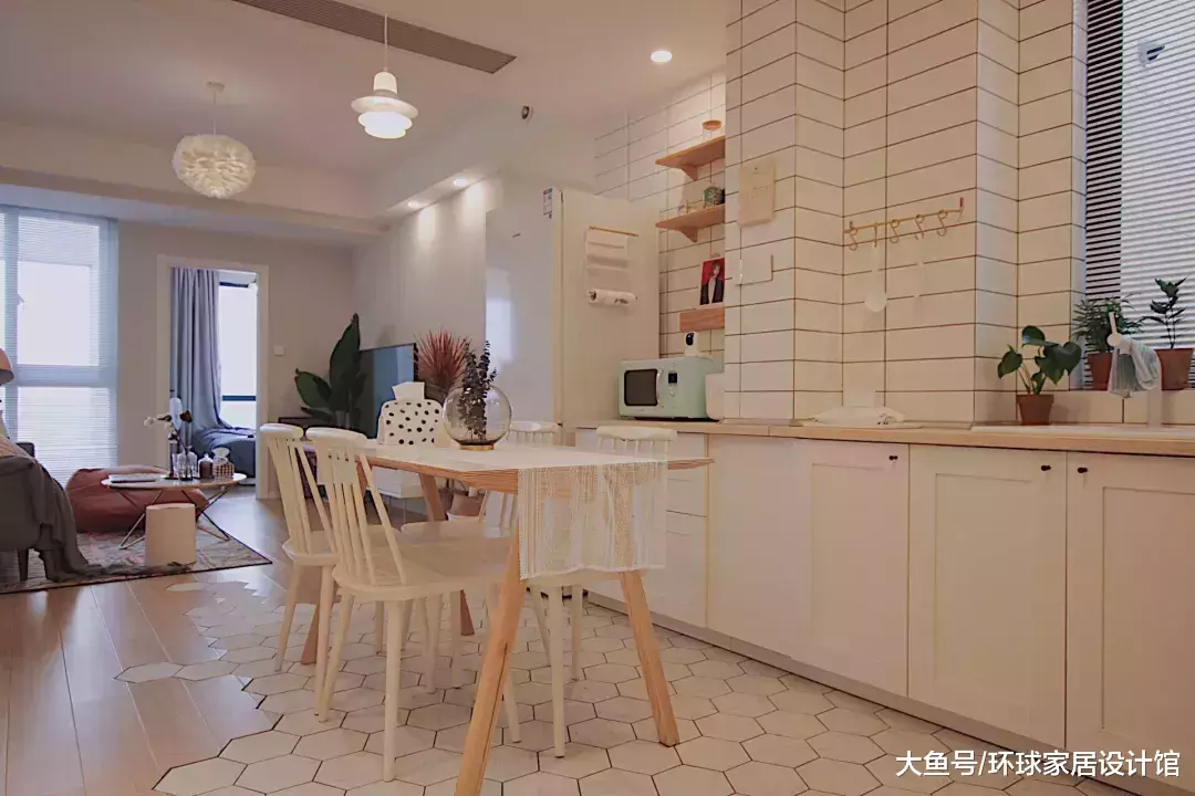 70㎡二房小戶型，8W打造文藝北歐風，收納爆棚！