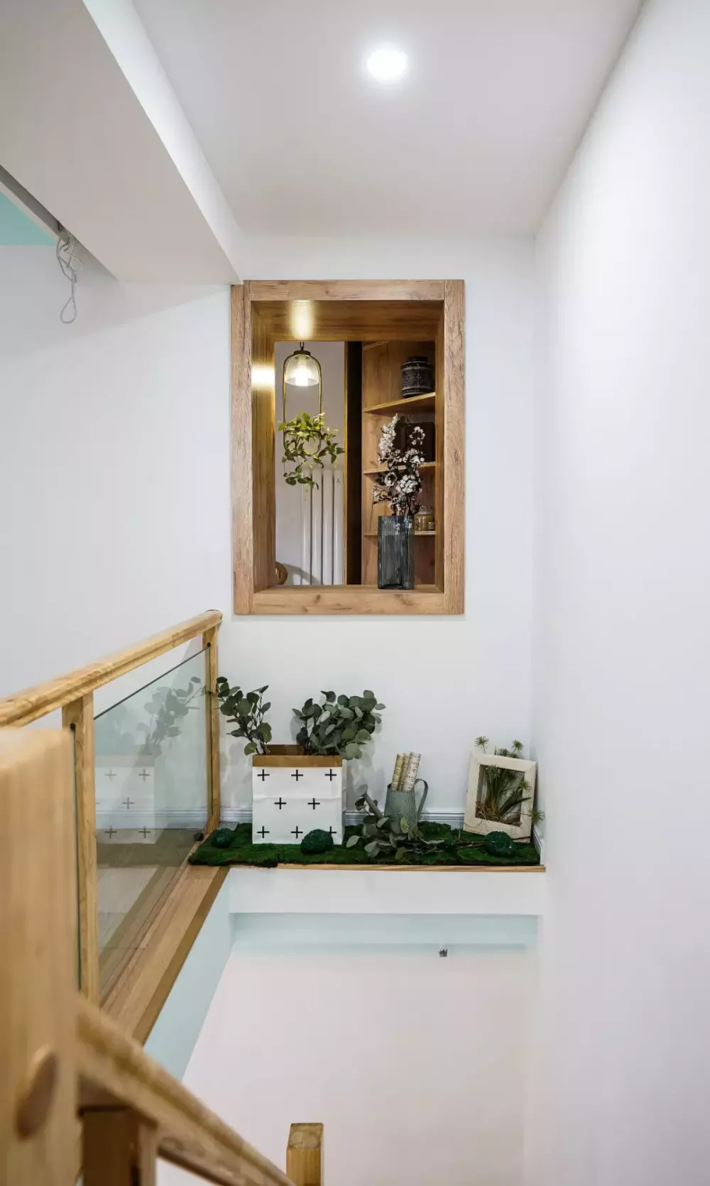 28㎡复式单身公寓简约风, 一个清新自然的小窝~