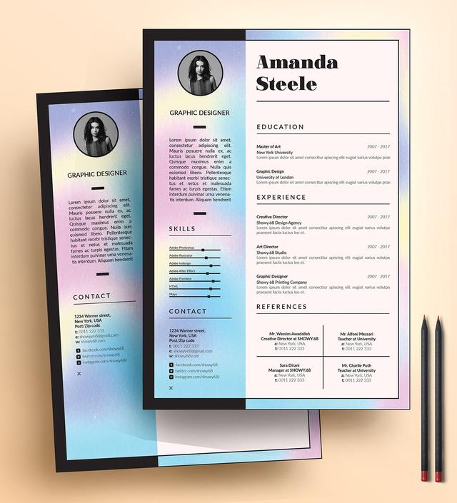 简历设计欣赏！有条不紊