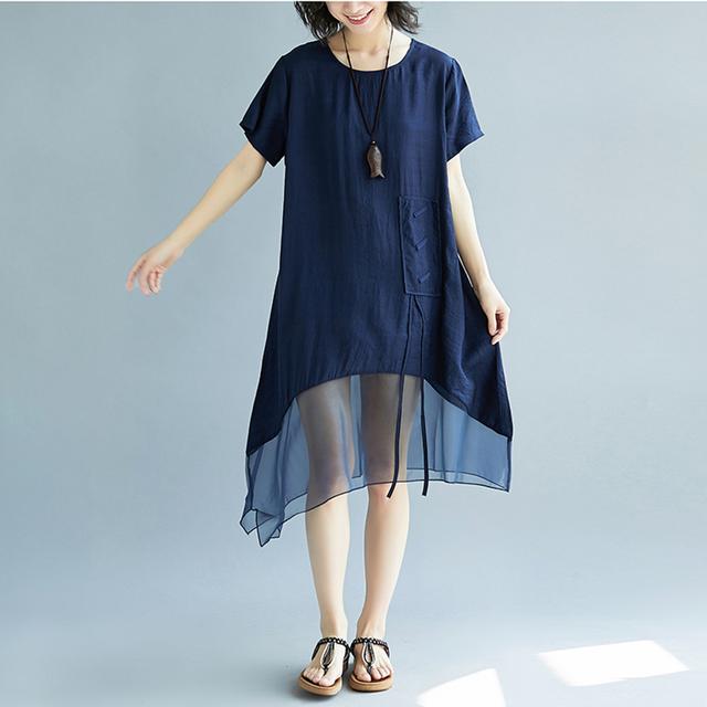 夏日爱上麻凉娃娃裙，比棉麻减龄，比娃娃裙文艺，凉爽显瘦巨美嫩