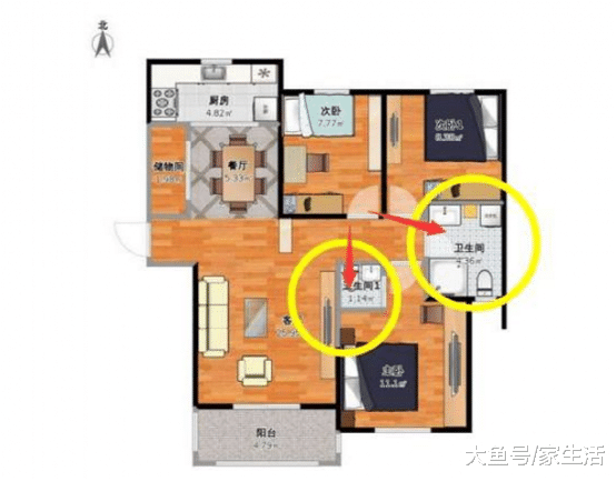 双卫生间的房子值不值得买？师傅道出了内情，看完才知缺点多