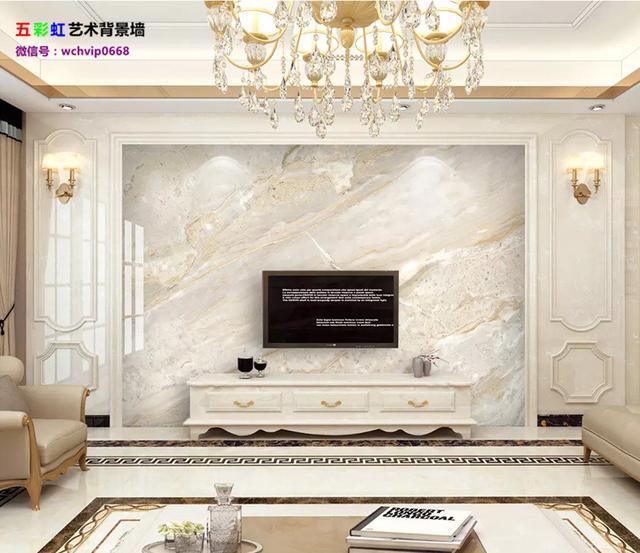 诚于境，戚于心，倾一世芳华，简约微晶石电视背景墙！