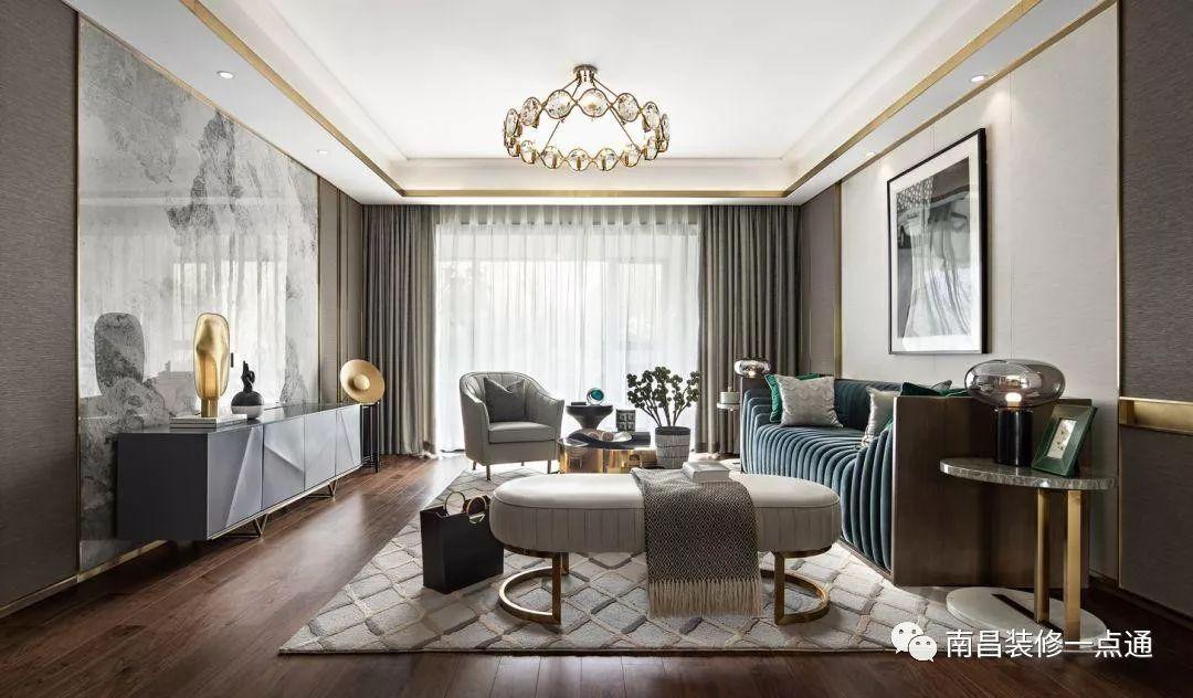 141平四居现代港式精致小轻奢, 每张图都是海报-保利中航城装修