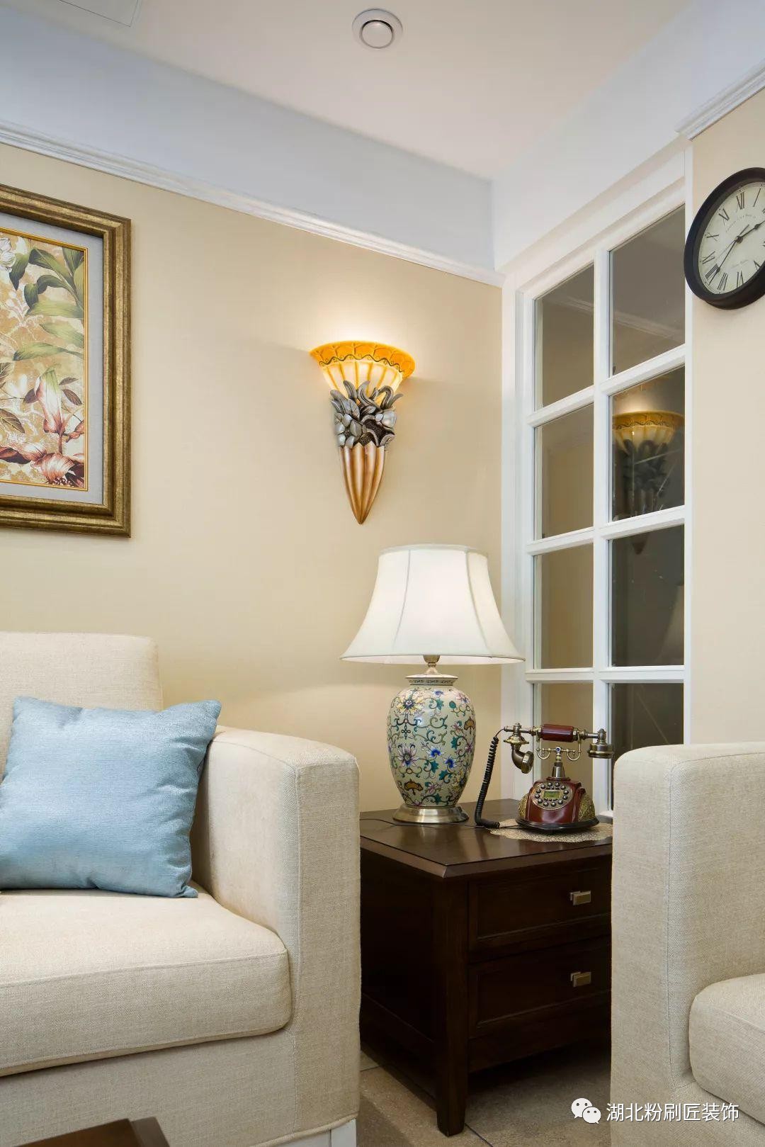 120㎡休闲小美式风格家居装修，惬意啊!