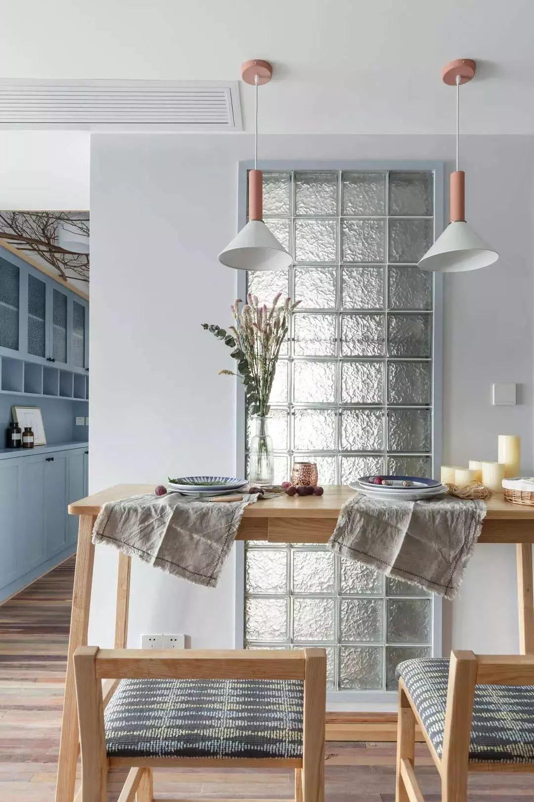 70㎡蓝灰色家居空间，真美!