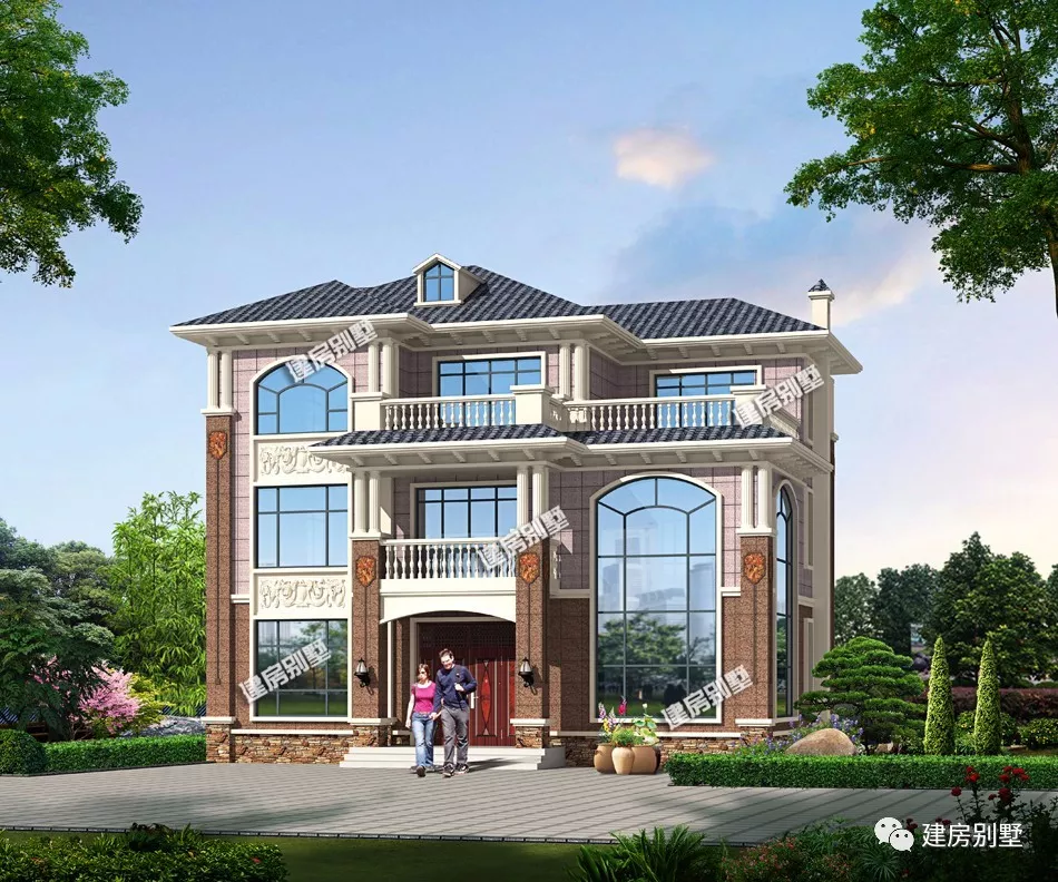 两栋宽13米多的农村自建房，都是豪华住宅，安徽湖南网友很喜欢