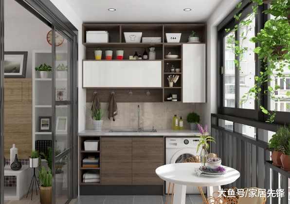 越来越多人阳台不装吊柜了，聪明人都这样装，既美观又实用