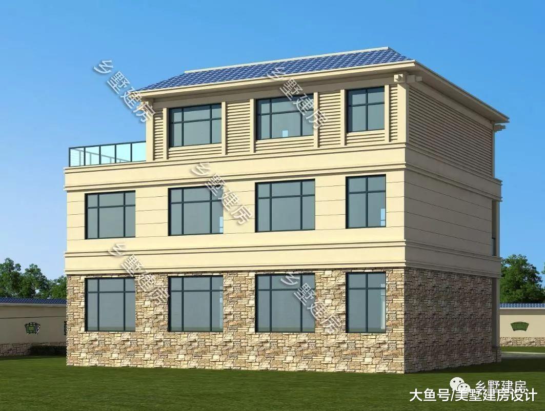 老家自建房，放弃单一的样式，现代风别墅，让你过不一样的生活！