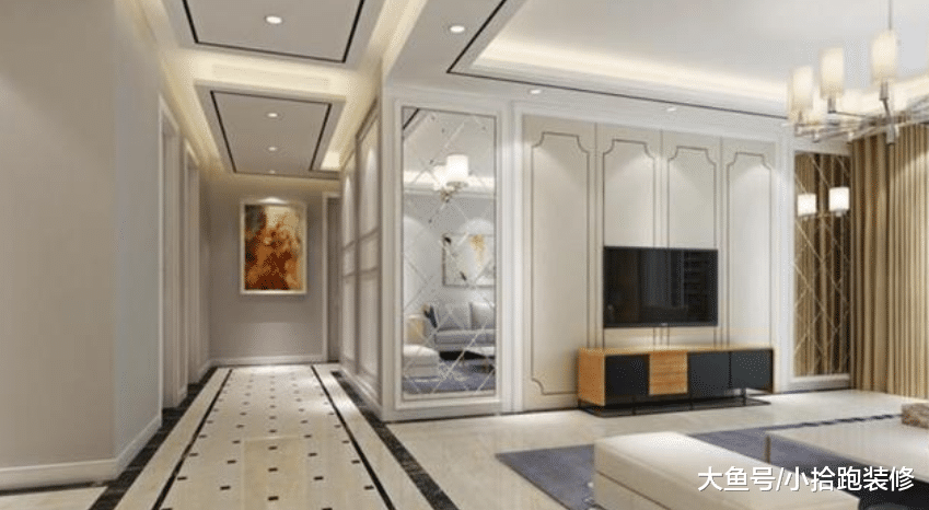 邻居建议给吊顶安装上线条, 而木工笑称: 现在都这样做了