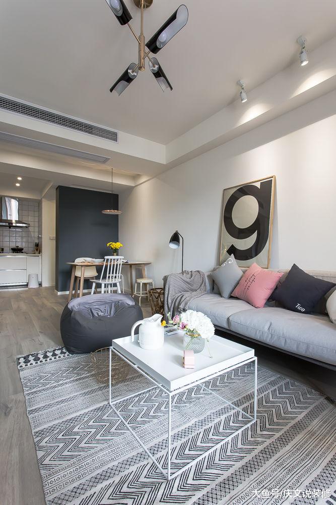 现代北欧简约风格，年轻人追求时尚简洁的生活理念