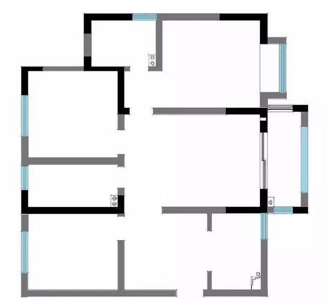 98㎡的家住成120㎡ 衣帽间卡座飘窗一样不少