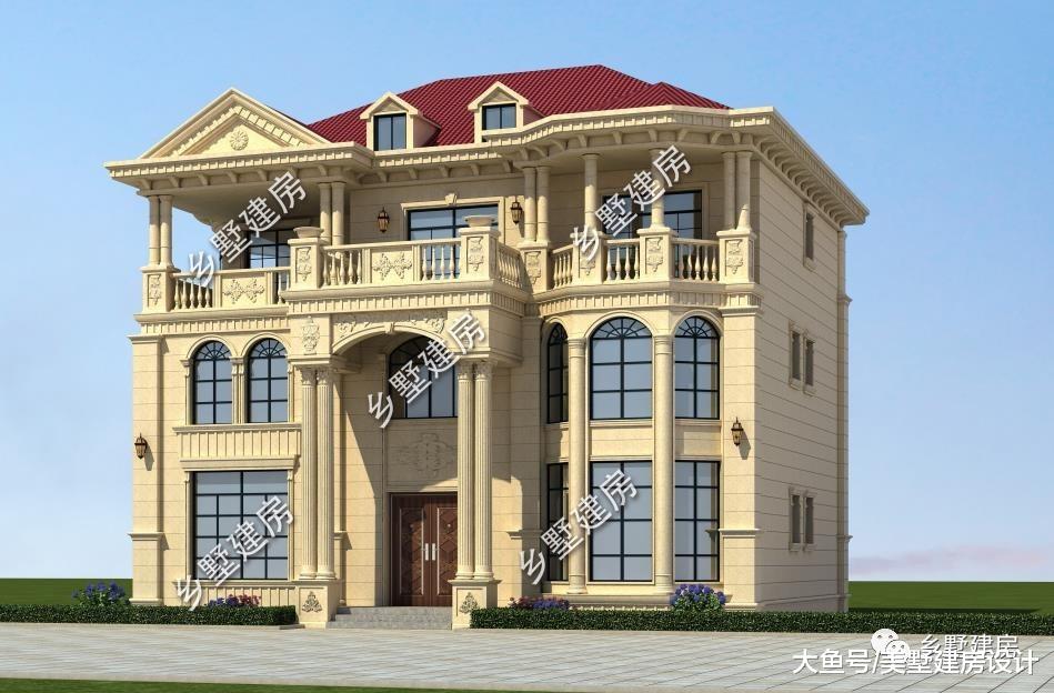 挑空客厅落地窗，9室3厅+露台，建一套在村里脱颖而出！