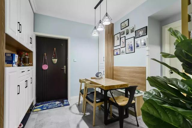 72㎡清新明亮三居室，还增加了一个超美超文艺的休闲区！