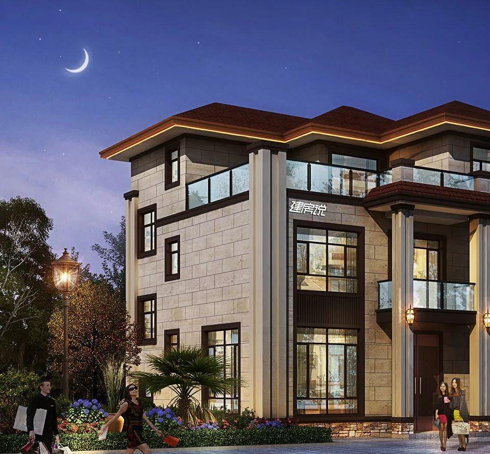 118㎡新中式别墅，三十几万建一栋，日子越过越红火