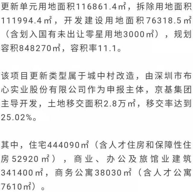 深圳目前“最高”住宅规划曝光，将建5栋77层高楼！