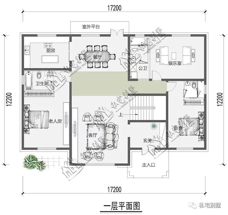 新中式两层农村别墅, 优雅沉稳6室3厅太美了