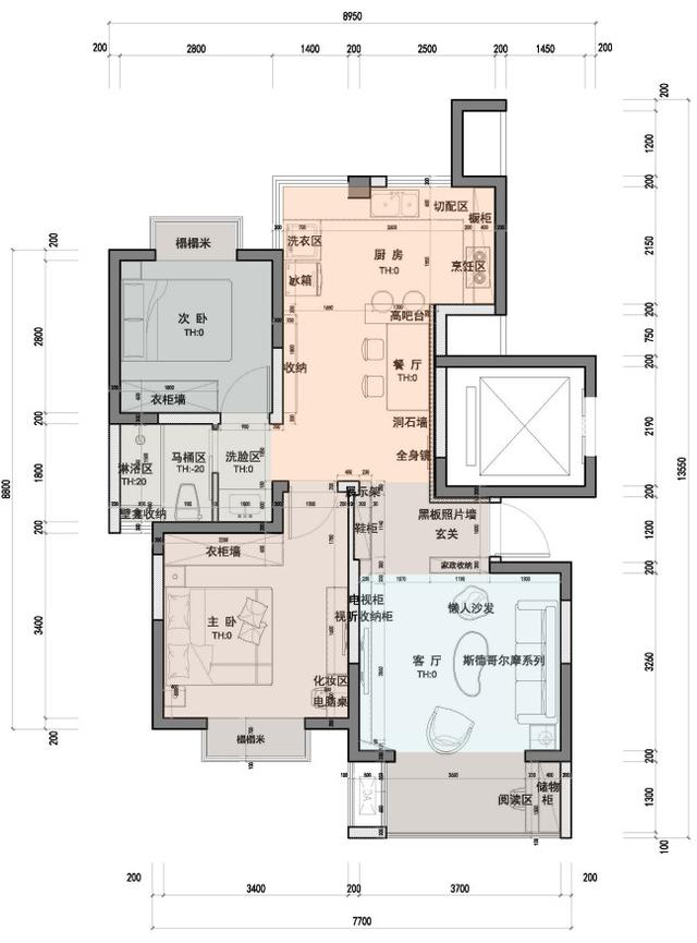 65㎡蜗居，这6处改造后原地多出30㎡