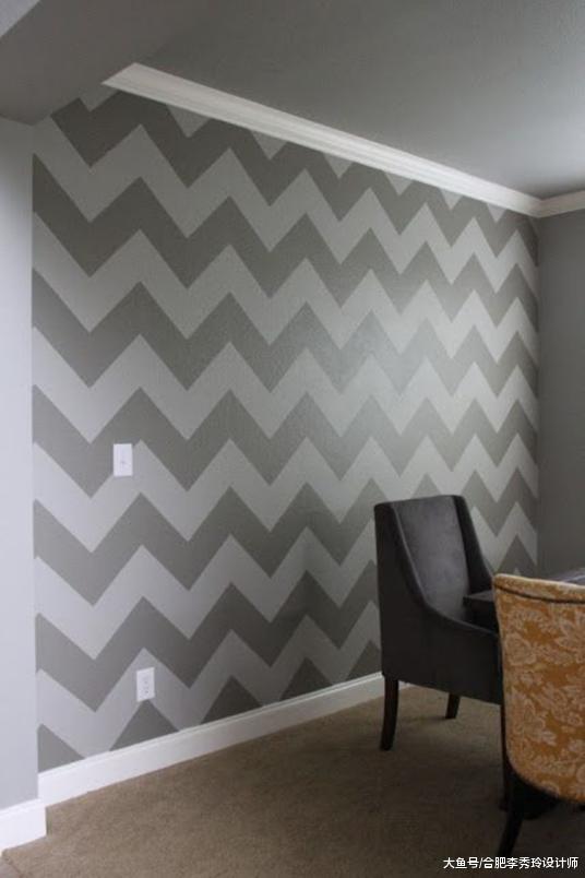 别再给家里刷大白墙了！用胶带自己动手刷分色墙，压根不用请师傅