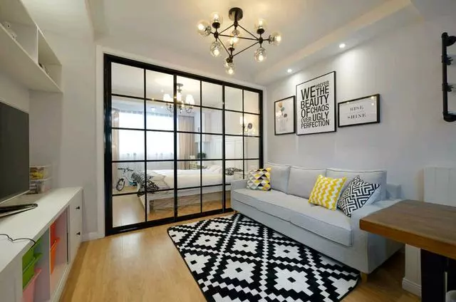 10万装修68平米北欧两居室，全屋通透，时尚又摩登！