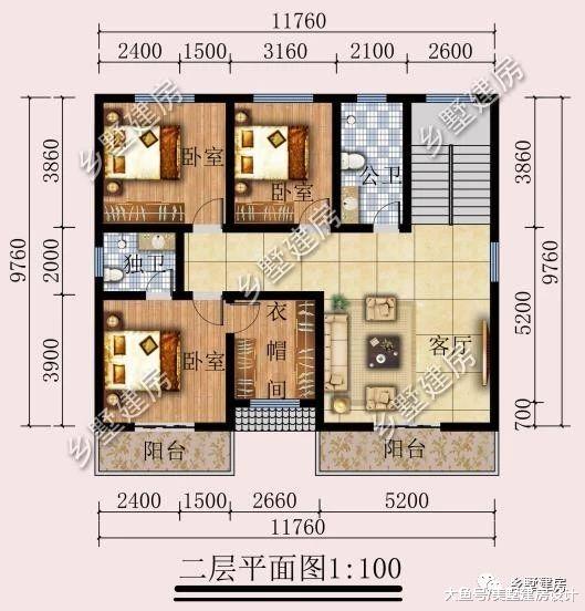 自建房前一定要看的中式别墅，52万120平，看到就是赚到！