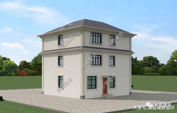 厨房餐厅外建的农村自建房，32万就能建得十分气派！