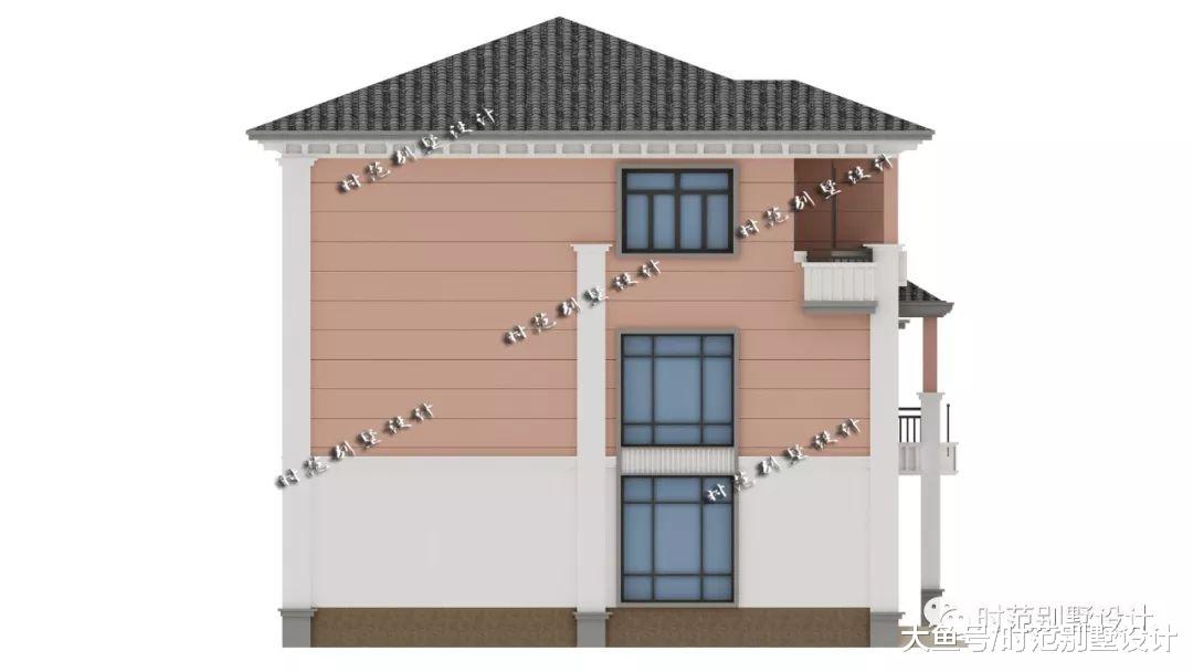 11x12米三层新中式复式别墅，带堂屋棋牌室影视厅，适合自建