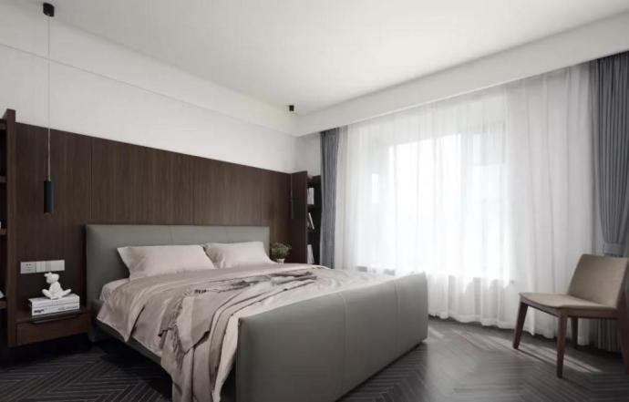 160m2现代简约, 高级的黑白灰搭配, 稳重大方