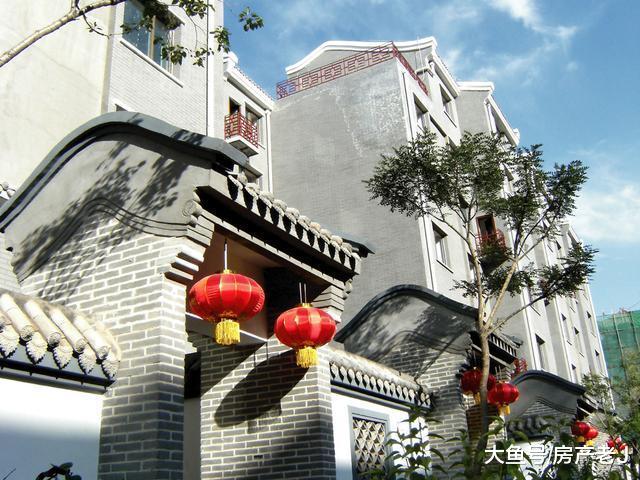 河湟小镇独立院落多层与中式园林绿化的巧妙结合