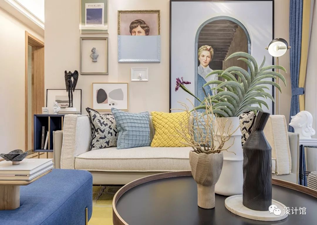 86㎡轻奢北欧，鲜艳活力，档次华丽