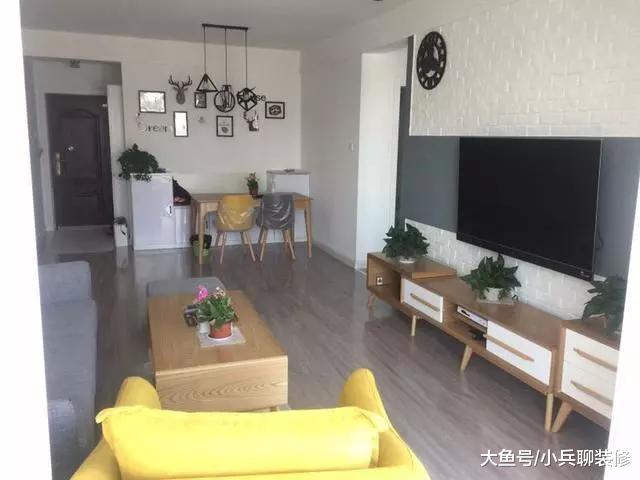 90平婚房不到10万装修完，刷白墙没吊顶，但住得是真舒服！
