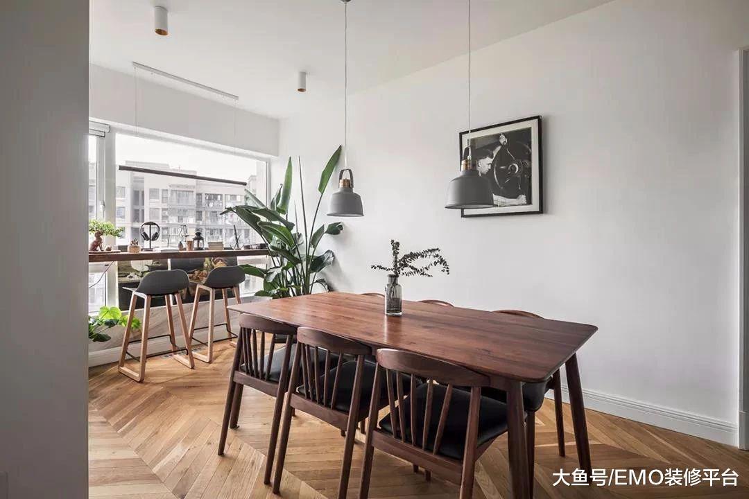 89平清新北歐風, 臨窗的吧臺太有個性了吧!