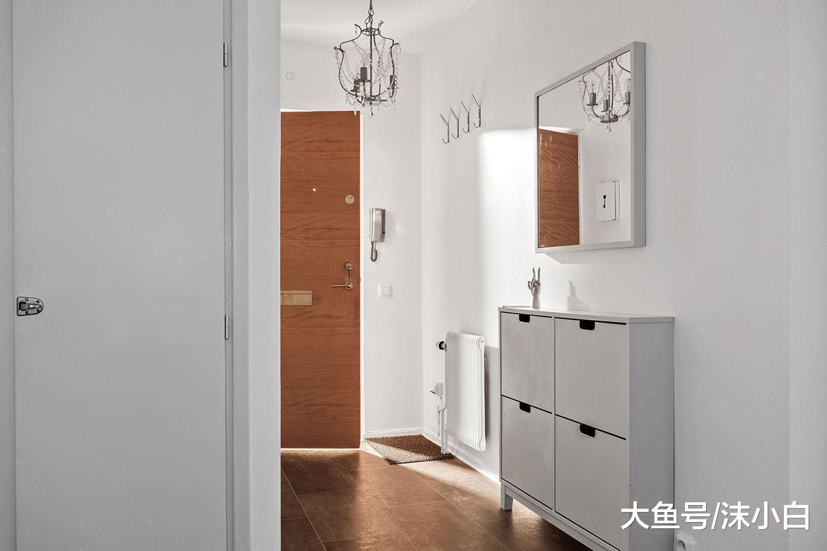 晒我上海48平小户型, 四通八达全是门, 客厅多堵墙立马多一间房!