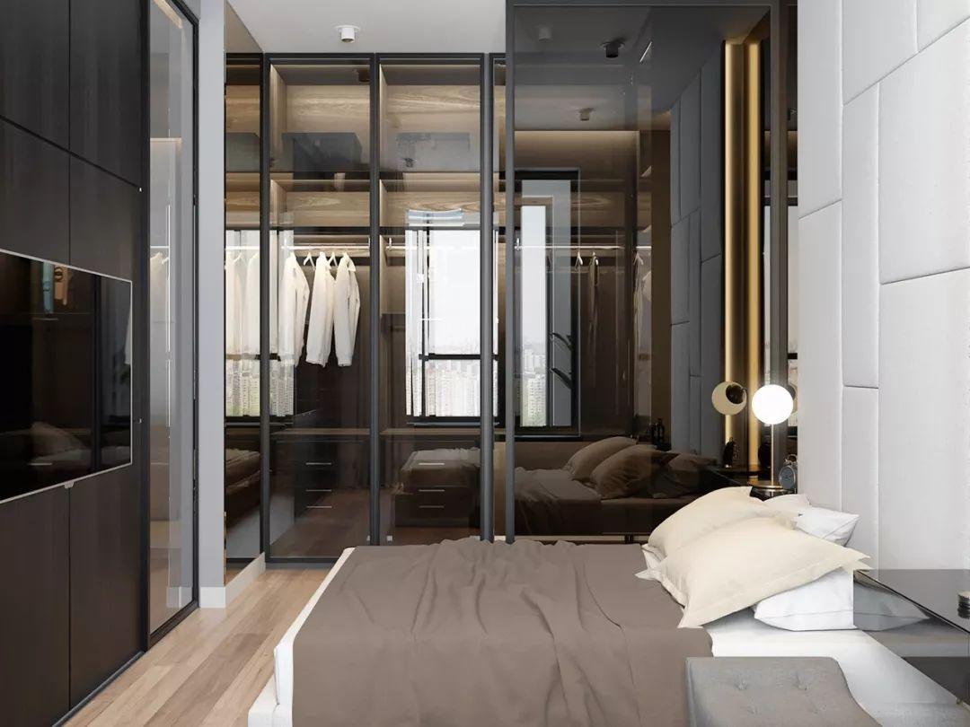 卧室面积不够宽？那你衣柜还不做成嵌入式的