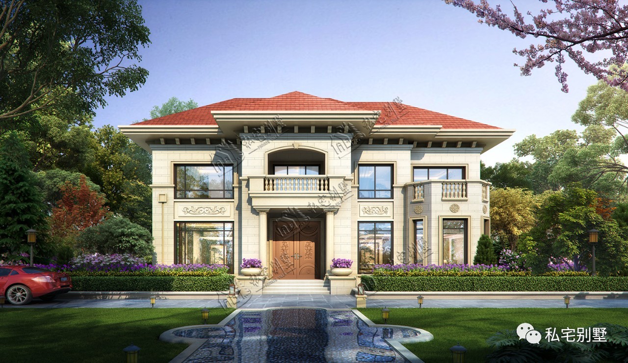 简约欧式两层别墅，2019自建房复式楼这样建特别舒适