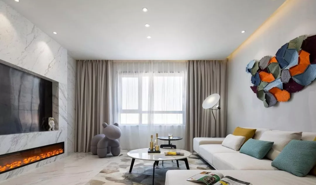 120㎡简约现代三居室，装修实用才是硬道理！