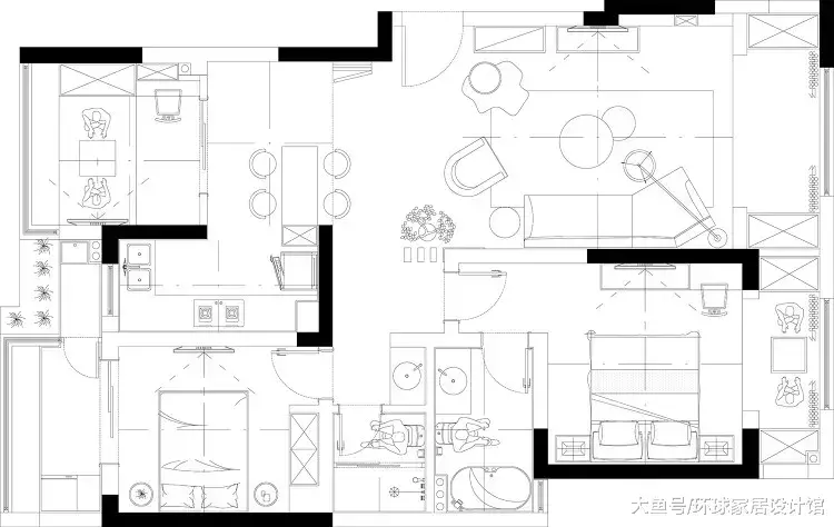 110㎡北欧风，满屋子的小清新，软装搭配好喜欢啊！
