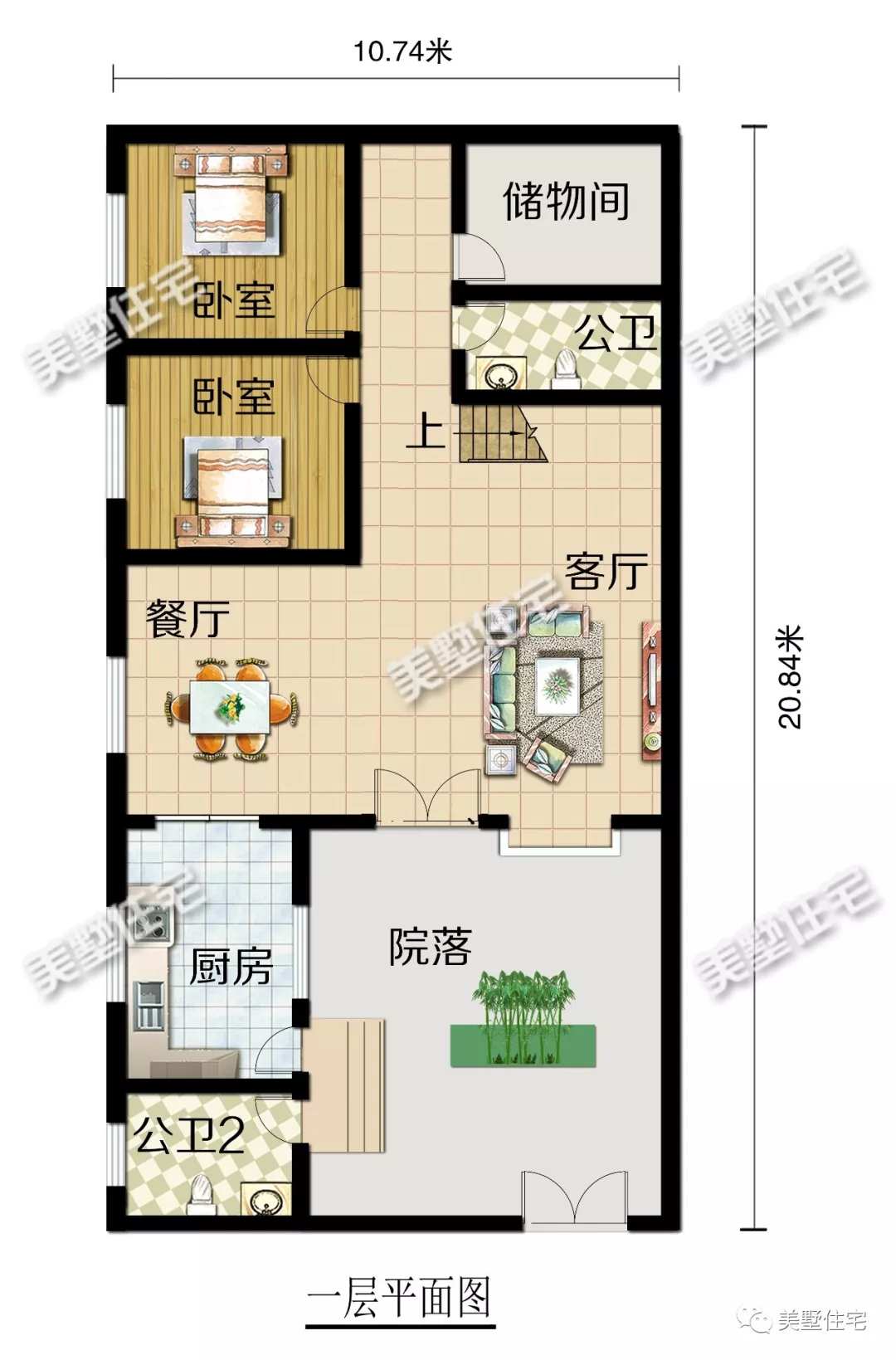 4款简单精致的二层农家小院，经济实用，父母养老的不二之选