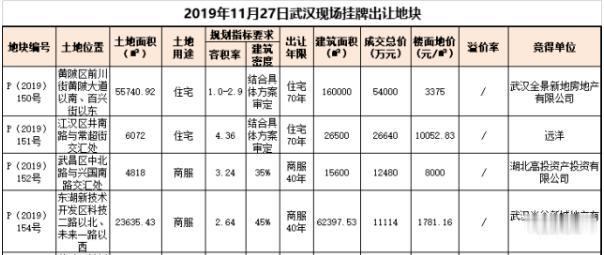 楼面价10053元/平！武汉再拍出一宗万元地块，就在这个位置