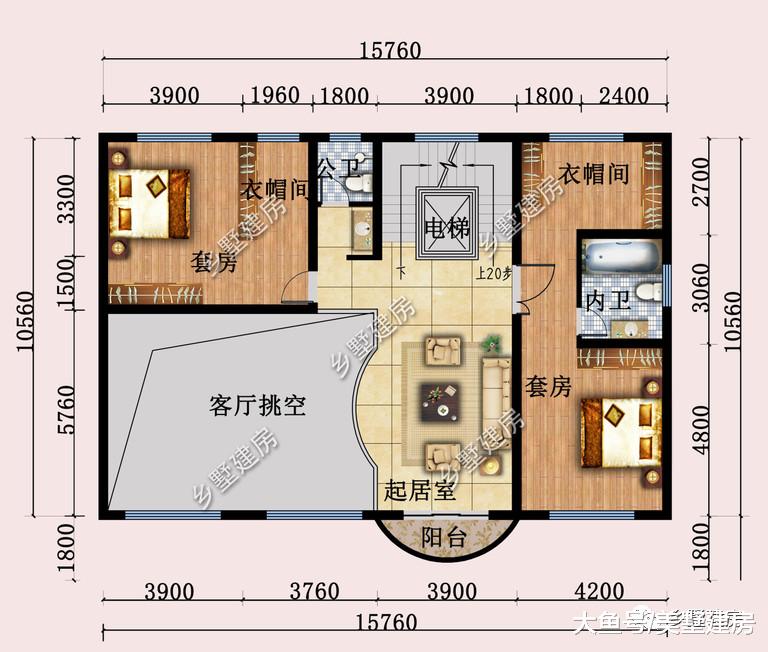 15x10米的法式别墅，不及上亿豪宅，却是平民百姓的心头好！