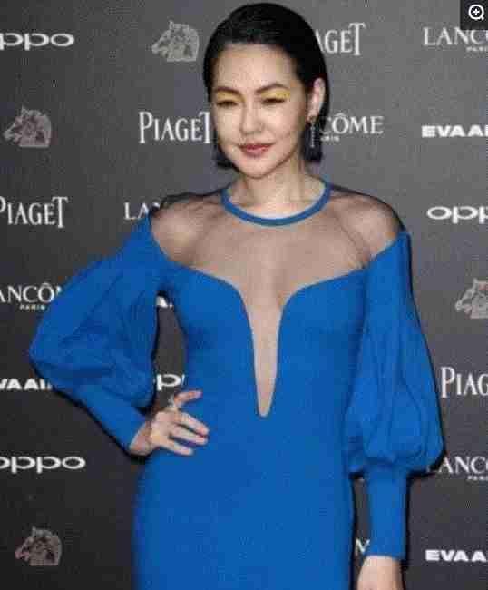 小S有多撩人，大胆挑战杜蕾液体裙礼服，41岁该有的样子