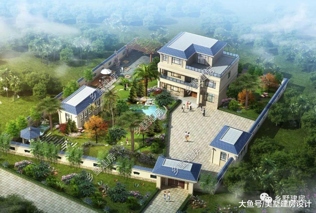 老家自建房，放弃单一的样式，现代风别墅，让你过不一样的生活！