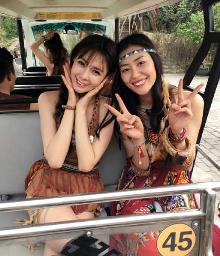 在娛樂圈不知道模特劉雯到底有多美，除非看到她和另一個女星同框