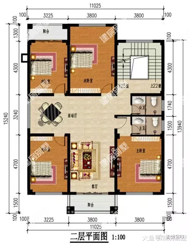 建在江西和广东农村的别墅，第一栋复式设计，欧式风格很养眼