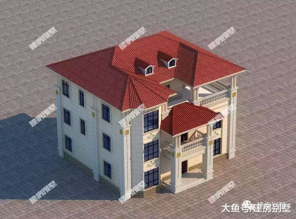 戶型通透的農村自建房，外觀設計大氣，室內布局很不錯