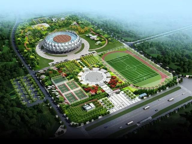 好消息！连云港海州体育馆主馆开工建设，效果图曝光！