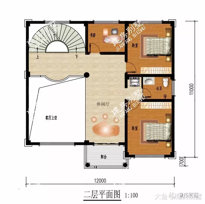 两栋宽12米的农村自建房，第一栋厨房独建，第二栋很喜人